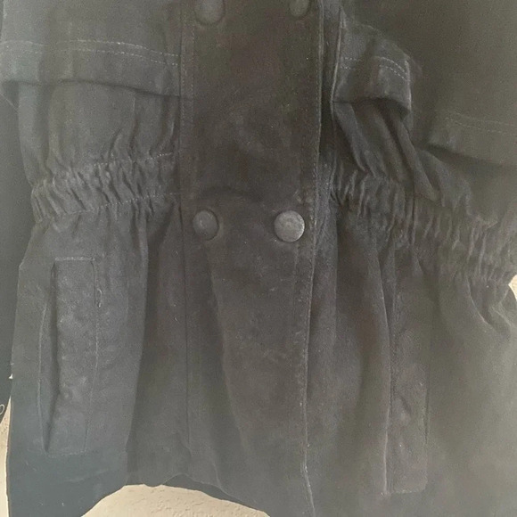 VINTAGE GITANO suede leather with faux fur - Picture 2 of 5